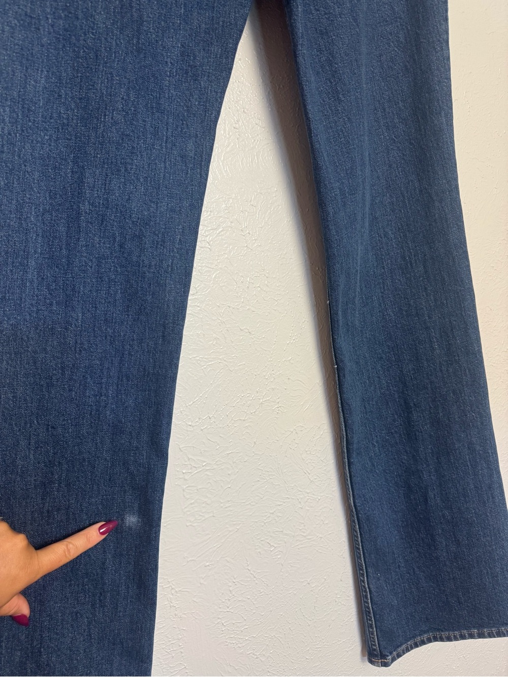 Helmut Lang Femme Hi Bootcut Indigo Denim Jeans - Picture 9 of 10